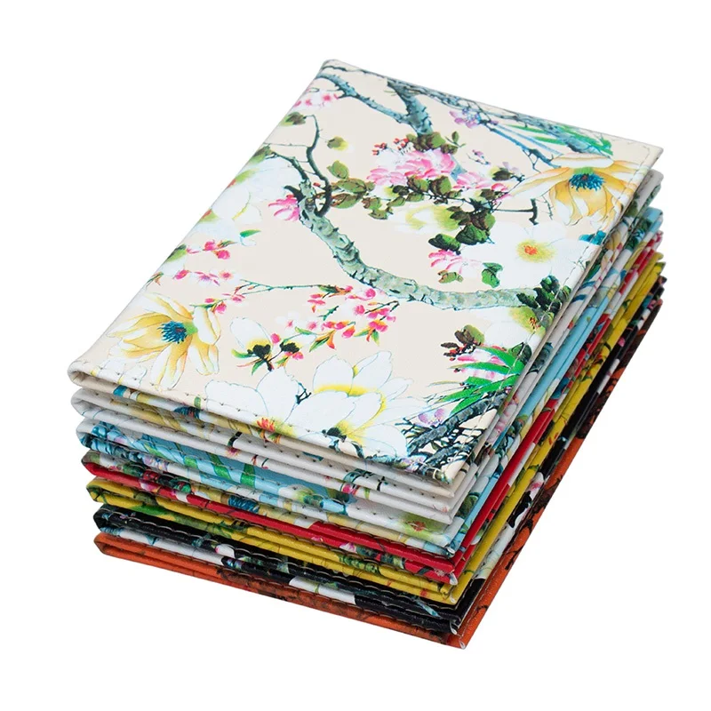 Новое поступление модные женские обложки для паспорта с цветочным рисунком и