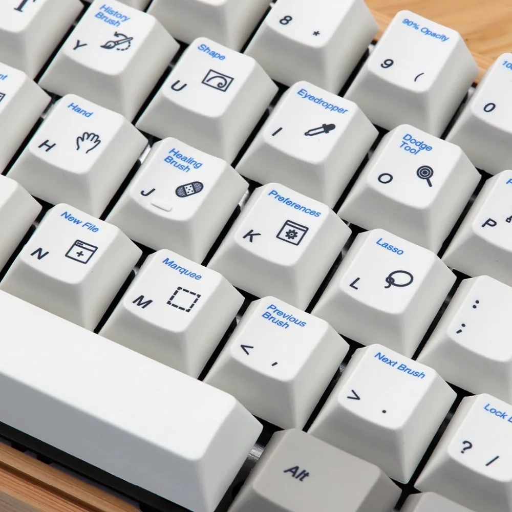 Enjoypbt Photoshop PC keycap dye sub 117 клавиш для Механическая клавиатура cherry mx|Клавиатуры| |
