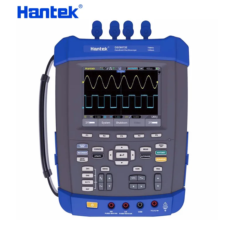 Осциллограф Hantek DSO8202E 6 в 1 200 МГц полоса пропускания частота дискретизации 1GS/s 5