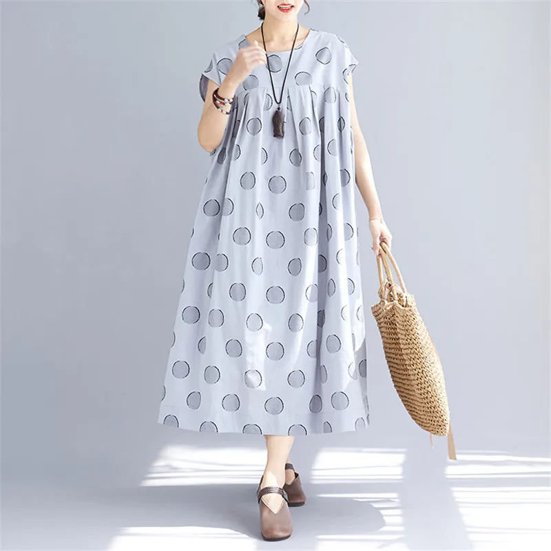 Большие размеры 4XL летние женские модные элегантные туфли в горошек топы дамы