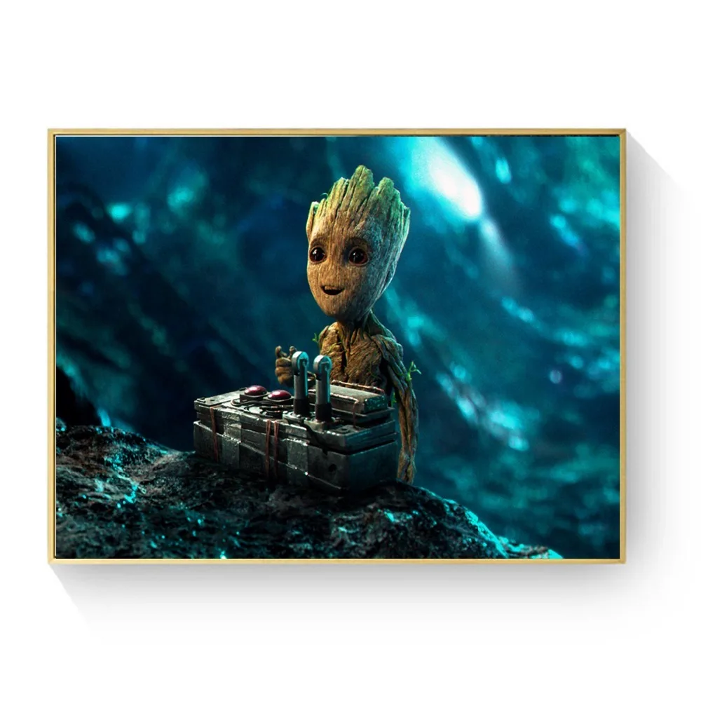Groot Baby Movie Character холст Художественная живопись плакаты и принты для гостиной Настенная картина домашний Декор без рамки Quadro