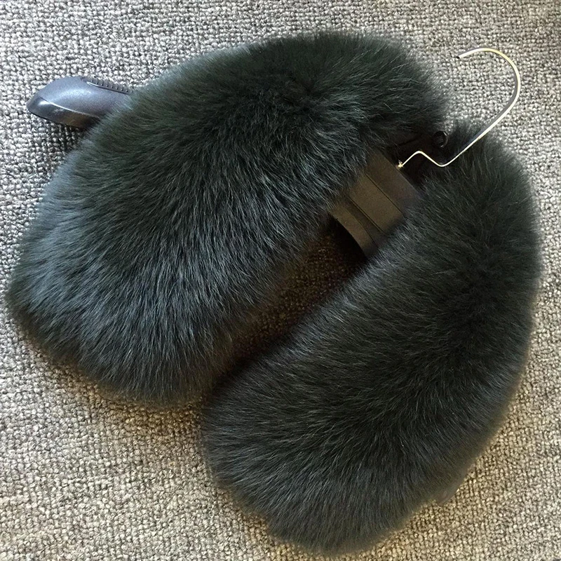 Мужской и женский меховой шарф зимний из натурального Лисьего меха 100% |