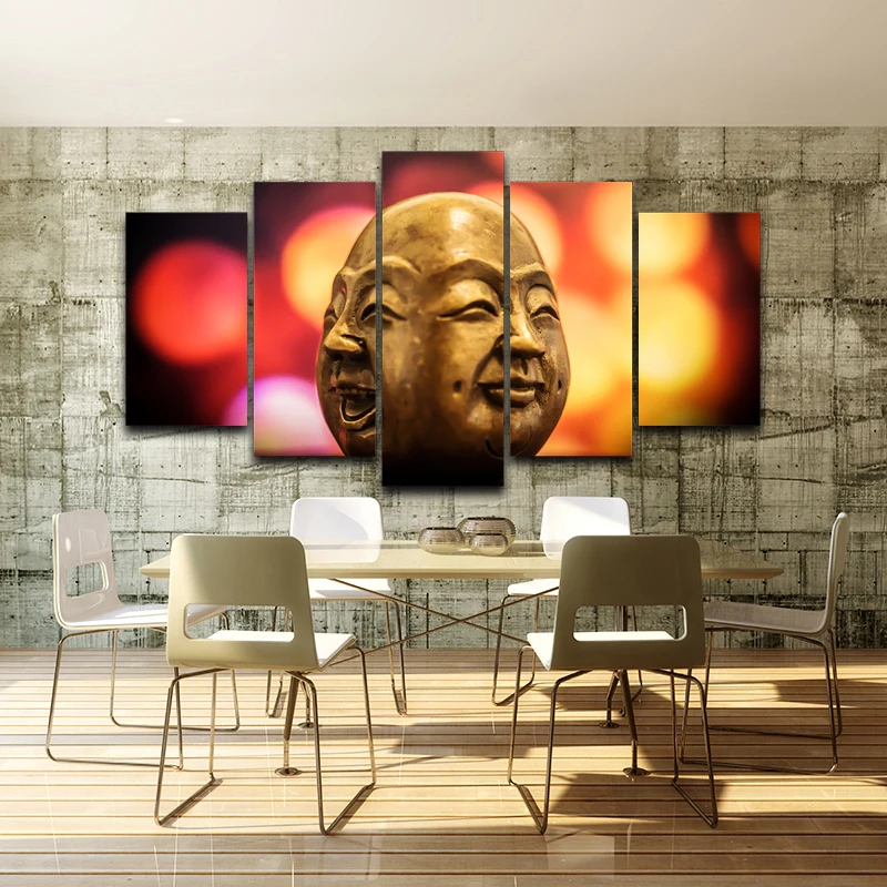 

buddha statue artistic printed drawing on canvas spray oil painting decoration poster home decor framed wall art picture AE0888