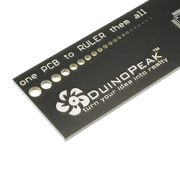 Duinopeak PCB линейка измерительный инструмент резистор микросхема конденсатора IC SMD