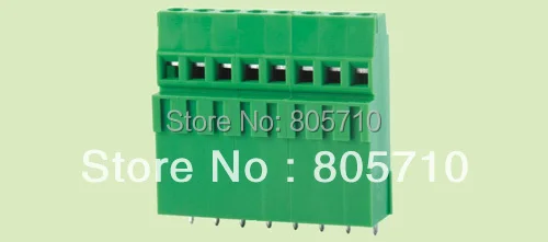 5 0 мм PCB винтовой клеммный блок 128hh 5. 2P высокий профиль Шаг 300 В/10a Rohs 3P или низкий