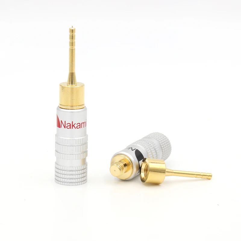 8 шт. Nakamichi 2 мм штырьковый динамик с золотым покрытием|plug adapter|adapter plugwire adapter |
