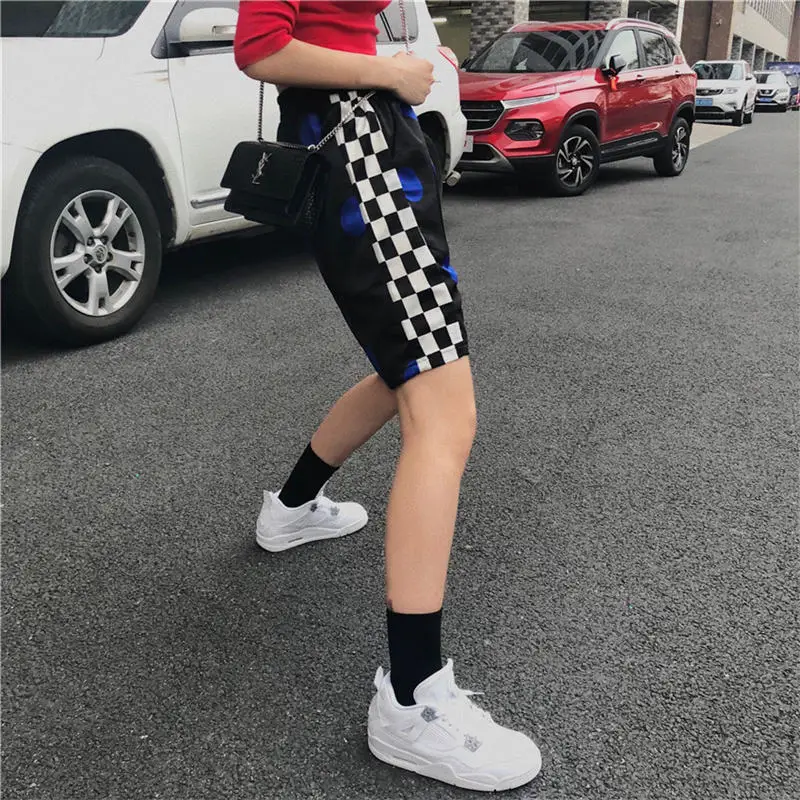 Летние корейские INS Harajuku BF классические уличные свободные мужские и женские
