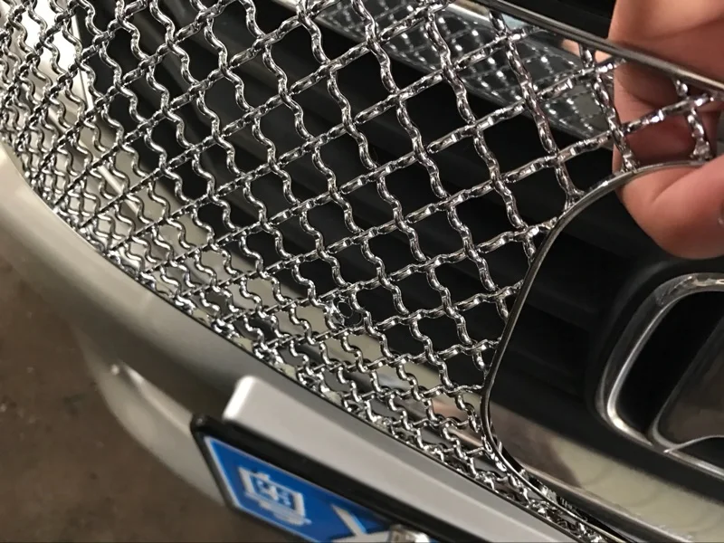 Сетчатый Чехол для передней решетки радиатора Решетки Гриля 2008 2011 Honda accord Honeycomb