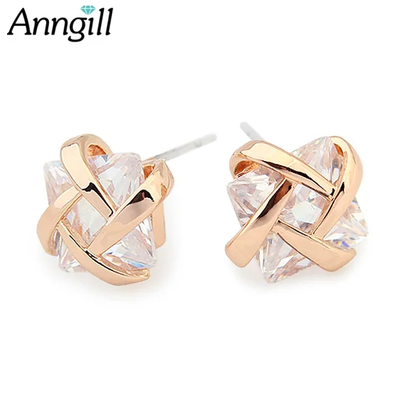 Любовь Крест Ухо Шпильки Ohrringe изысканные ювелирные изделия Bijoux (украшения своими