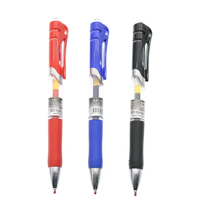 

1pc Durable Classic Soft Rubber Ball Pen 0.5mm Black Refill Child Student Learning Stationery Gift School Supplies