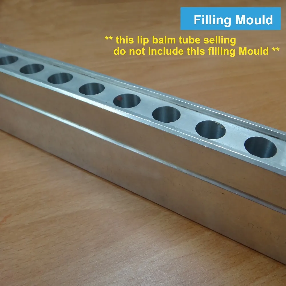 

20 PCS Made in Taiwan Plastic Container Mould filling Cup Size 12.1 mm Lip Balm Lipstick Empty Tube (L064-C=20pcs)