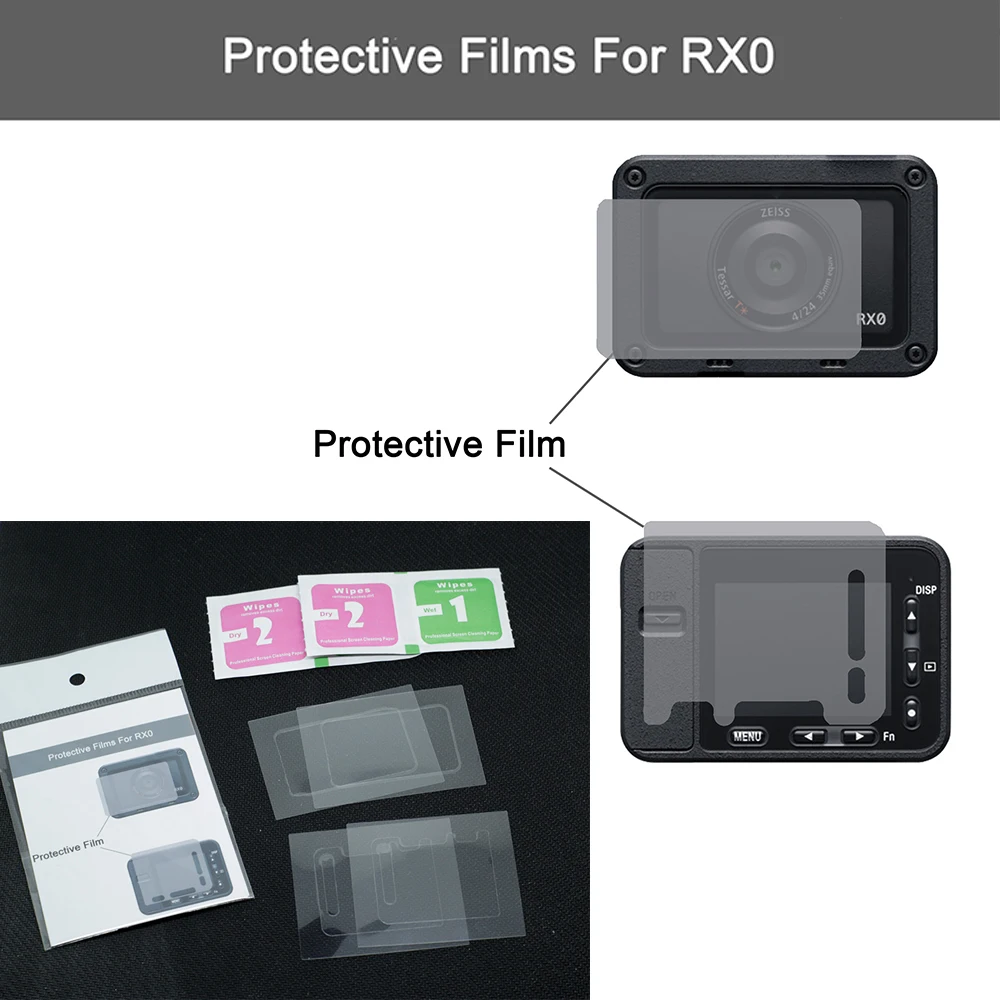 Для sony DSC RX0 защитная пленка rx0 для экрана камеры и объектива HD от царапин|film