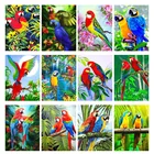 5D алмазная вышивка Животное попугай Вышивка крестом сделай сам Алмазная картина Полный алмаз пейзаж Стразы домашний Декор подарок