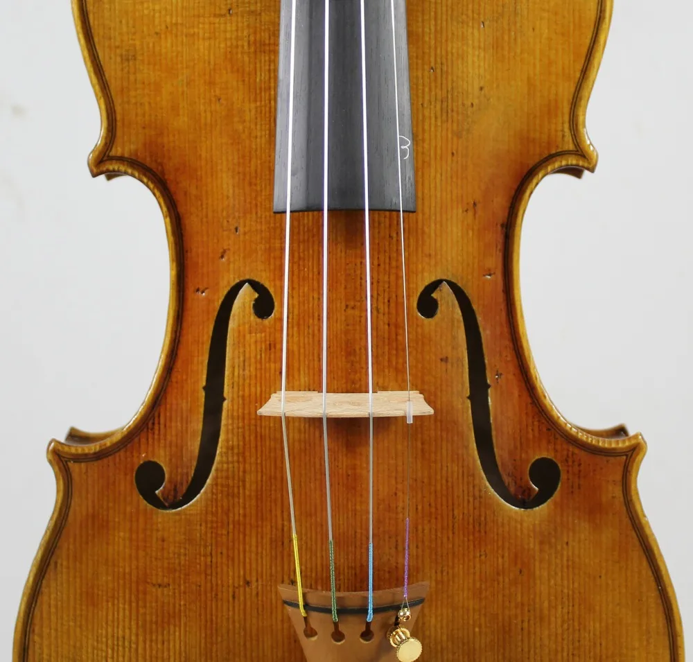 Мастер скрипки! Европейское дерево! Копия Antonio Stradivari! Сильный и глубокий тон!! Despiau мост! Доминант 135B струны