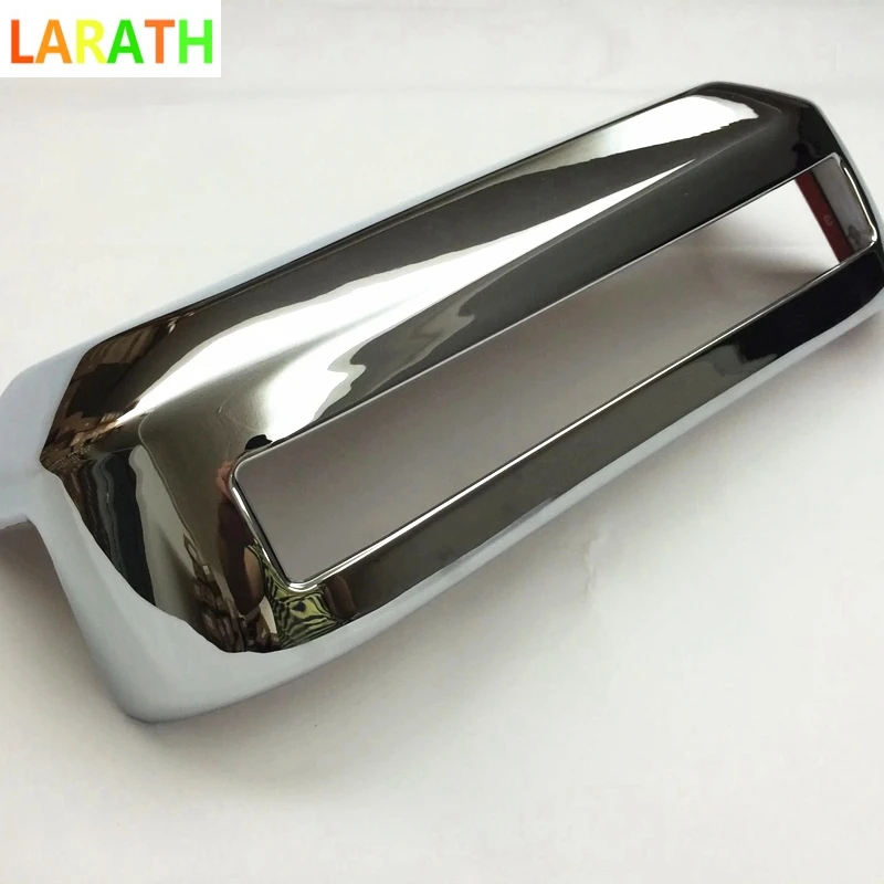 Car body detector ABS chrome back Rear license frame plate trim bumper For Toyota Prado FJ150 2010 2011 2012 2013 2014 2015 2016 |