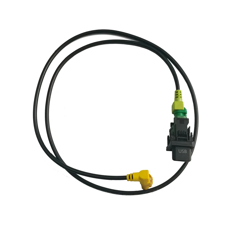 Автомобильный USB AUX переключатель кабельный жгут USB аудио адаптер RCD510 RNS315 для VW Passat B6 B7 Golf 5 MK5 Golf 6 MK6 GTI Jetta 5 MK5 CC