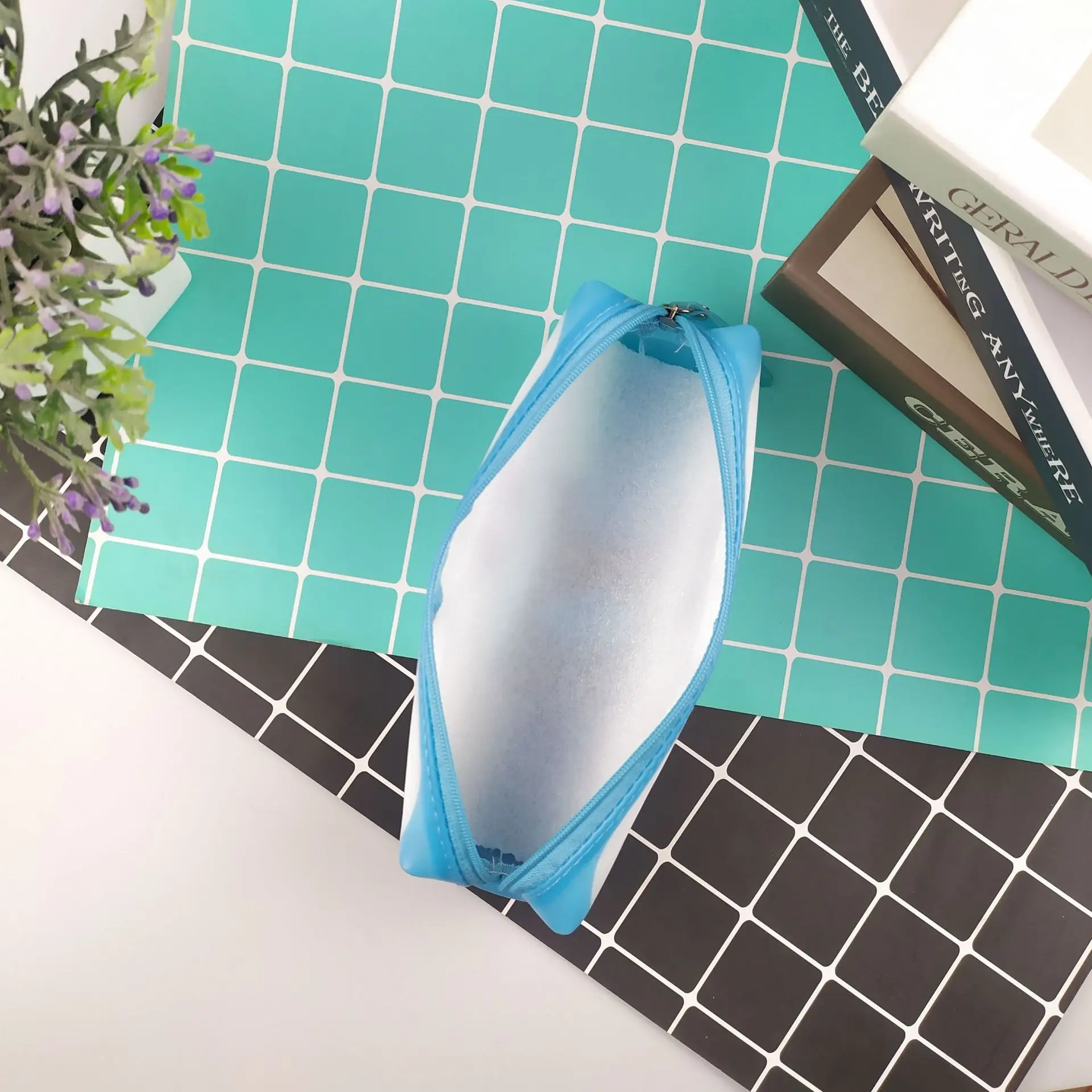 Чехол карандаш с рисунком медведя панды милая Большая вместительная сумочка для