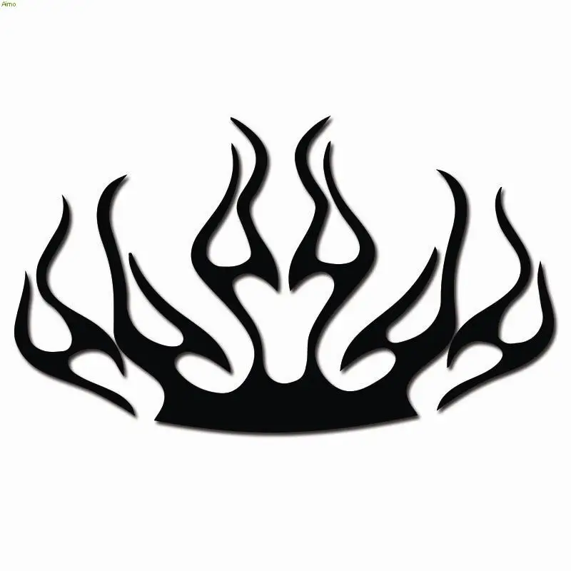 Декоративная наклейка на капот автомобиля Fire tetom индивидуальные