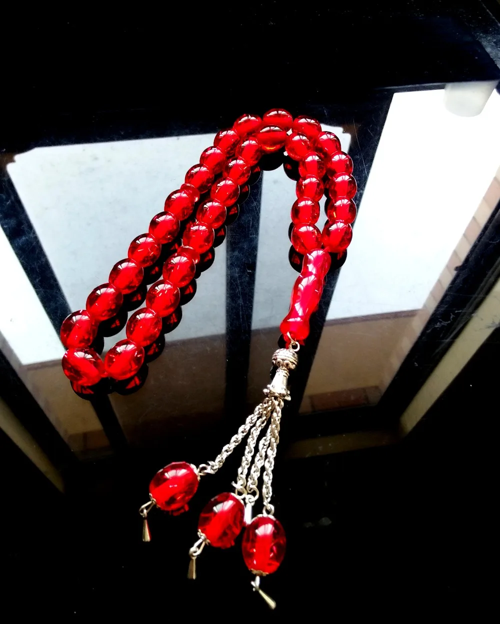 1 шт./лот красные бусины для молитвы Tasbih 33 шт.|islam islamic|rosary muslimislamic rosary |