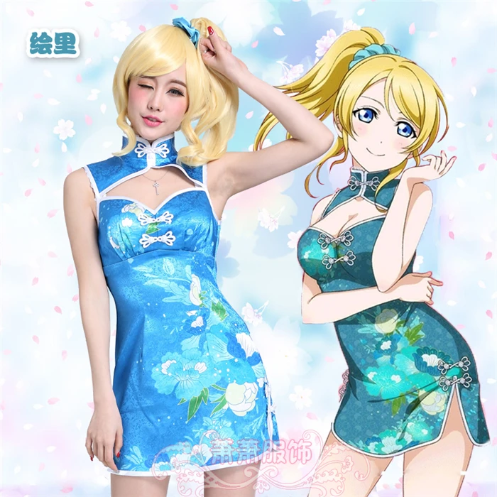 Обувь в стиле аниме «Живая Любовь Honoka Котори Umi Eli Nozomi Маки Рин Hanayo китайский костюм-Чонсам для косплея аниме Хэллоуин платье