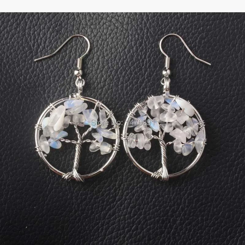 Женские серьги кольца с камнями 1 пара|hook earrings|hook drop earringsdrop earrings |