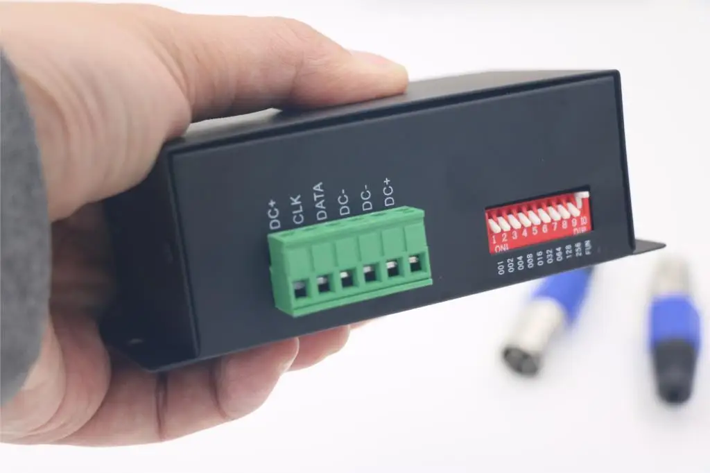 Светодиодный декодер DMX цифровой дисплей 5 24 В постоянного тока контроллер RGB DMX512