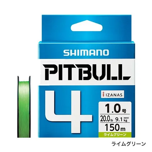 SHIMANO PITBULL4 зеленый синий 150 м/200 м 4 плетеный провод PE рыболовная леска Сделано в