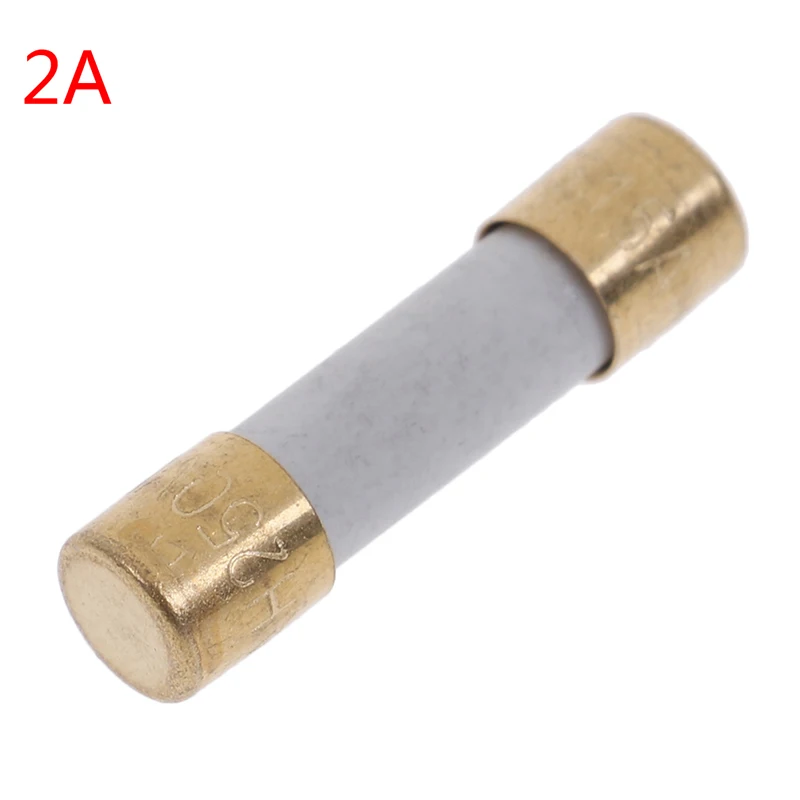 2A 1x Hifi серебряный сплав предохранитель Золотая крышка 5x20 мм 1A 2A 3A 4A 5A 6A3 медленный удар для усилителя ЦАП предусилитель усилитель для наушников - Цвет: 2A