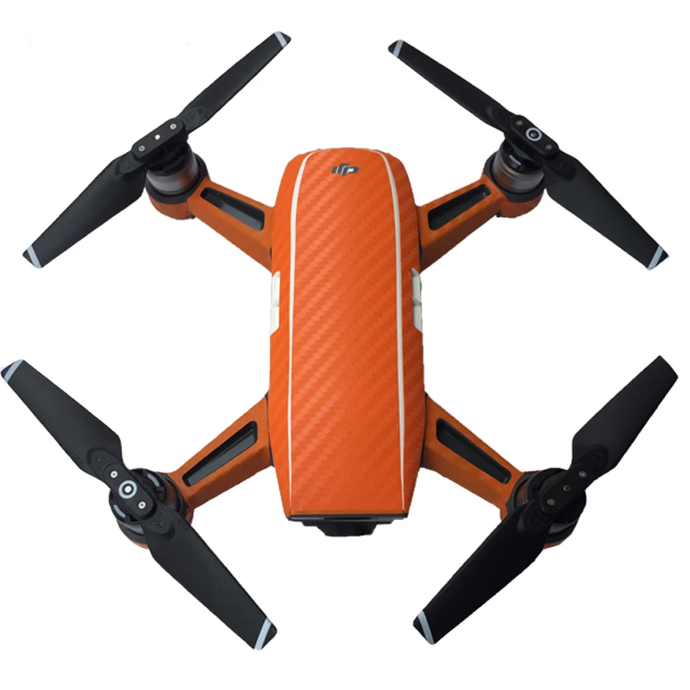 Водостойкое углеродное волокно Стикеры для DJI Spark Pro Drone 7 цветов | Электроника