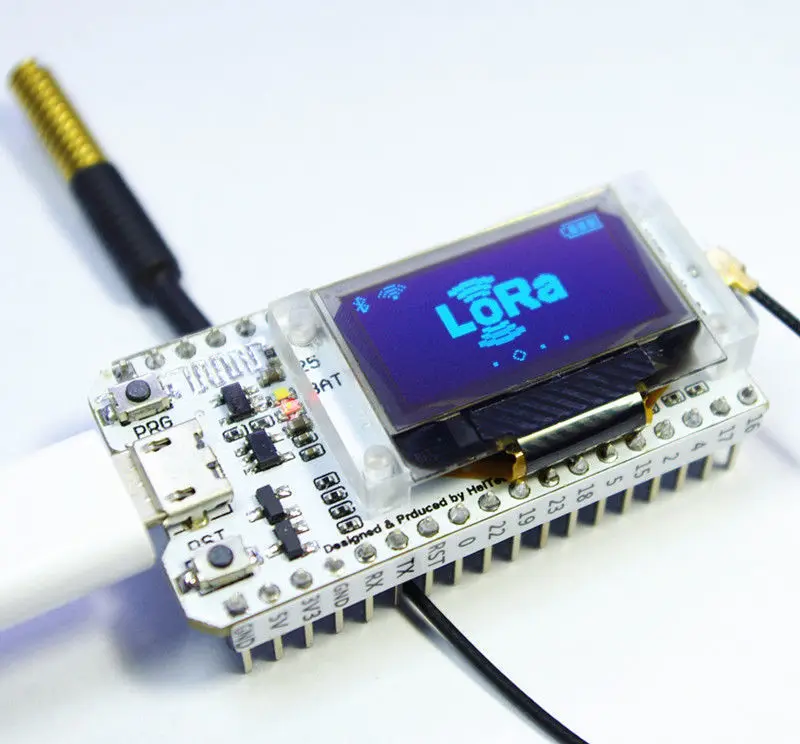 Плата разработки Интернета Lora 32 433 МГц 470 ESP32 Bluetooth WIFI IOT 0 96 дюйма OLED дисплей модуль