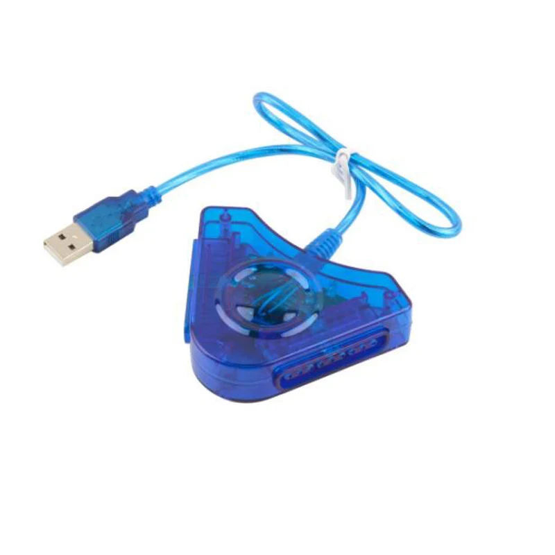 Контроллер USB адаптер геймпада для Sony PS2 контроллеры двойной Порты и разъёмы