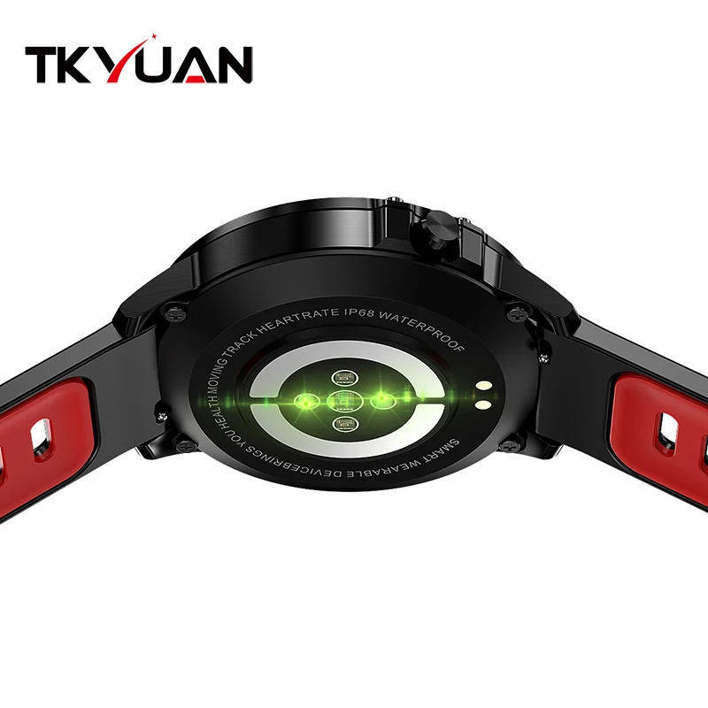 TKYUAN L8 Смарт-часы для мужчин IP68 Водонепроницаемые Смарт-часы с ECG PPG кровяное давление пульсометр спортивные фитнес PK L5 L7 B65