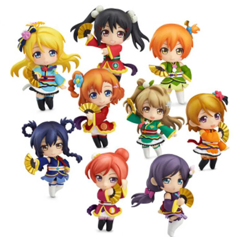 

Аниме Love live фигурка ПВХ брелок кимоно экшн-фигурка модель Карманный Брелок игрушки для детей подарок