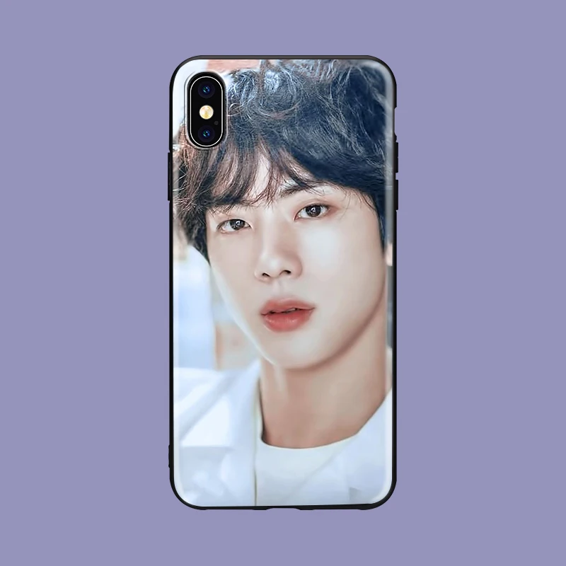 Euphoria Jungkook KPOP MAN мягкий силиконовый черный чехол для телефона для iPhone11 pro 5se 6 6s 7 8 plus X Xs XR max Jimin kim minyun