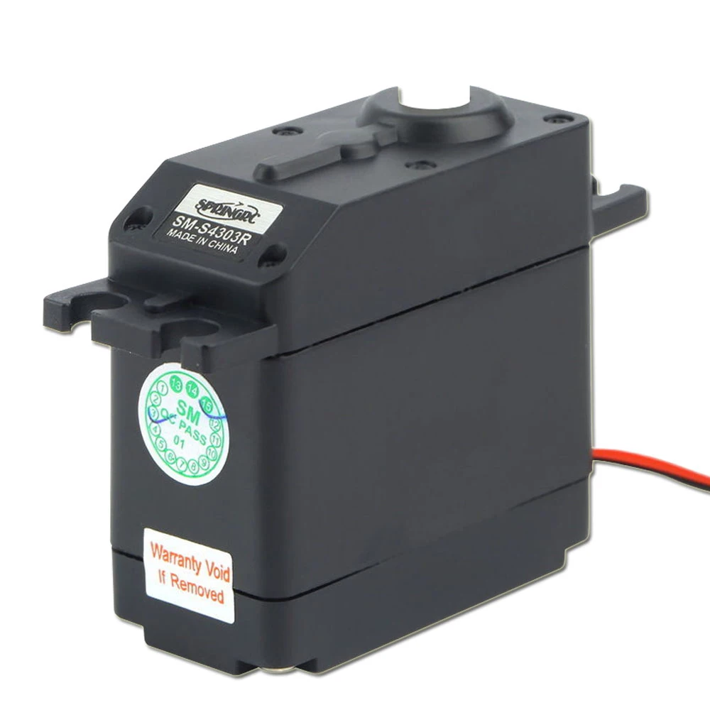1 шт. SpringRC SM-S4303R 4 8-6 0 V большой непрерывного вращения 360 градусов Пластик Шестерни
