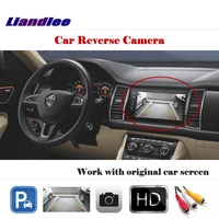 auto rear view reverse parking camera for skoda kodiaq karoq 2018 2019 2020 car rear backup cam hd factory screen accessories