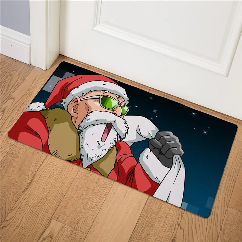 11 Мультфильм Аниме Saiyan принт дверной Коврик входная дверь из ПВХ Коврик Кожаный напольный Коврик нескользящий кухонный ковер легко чистить ковер Коврик - Цвет: 11
