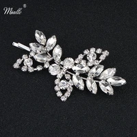 miallo fashion bridal barrettes wedding hair clips jewelry accessories clear crystal women hair ornaments hair fork hs j3517