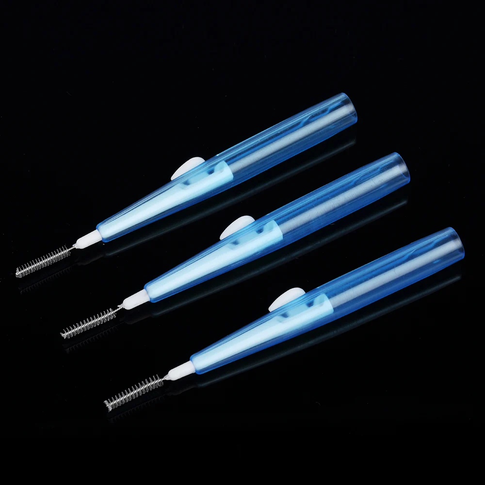 60 шт./кор. зубные нити Refill Inter-зубная щетка для размещения между прутьями зубочистка и зубная нить для полости рта, глубокое очищение, инструменты для здоровья