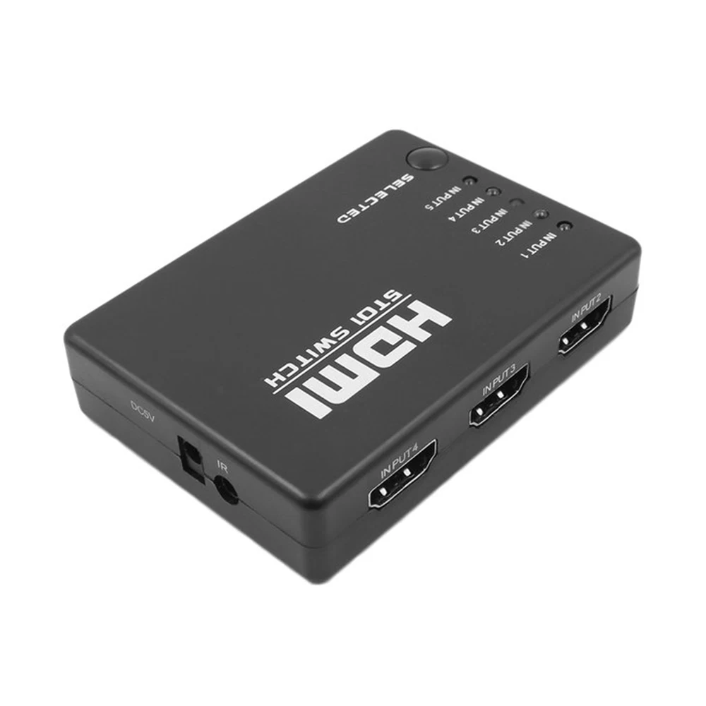 5 портов 4K* 2K 1080P Переключатель HDMI Переключатель Селектор 3x1 разветвитель коробка Ultra HD для Xbox PS3 PS4 мультимедиа горячая распродажа