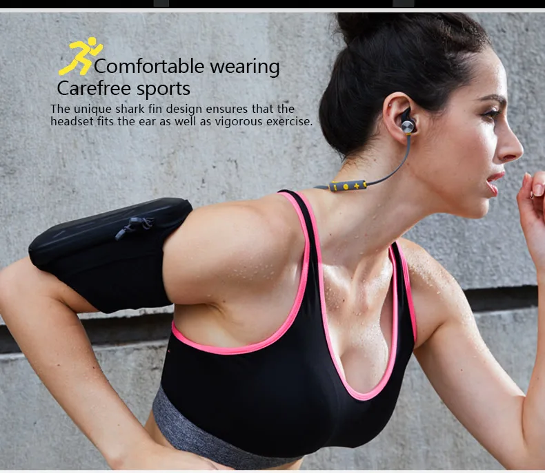 Bluetooth наушники Plextone BX343 с защитой класса IPX5 и двойным аккумулятором|earphones with