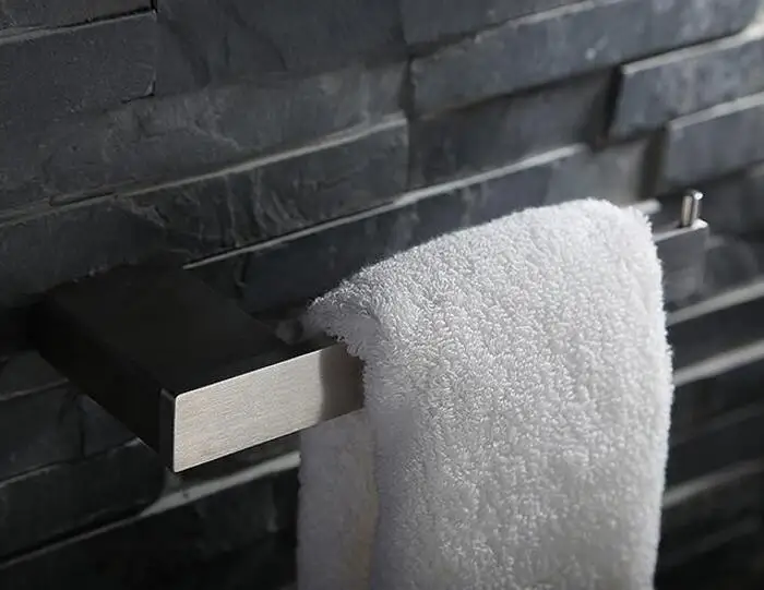 towel holder 304 аксессуары для ванной комнаты из нержавеющей стали, один полотенцесушитель, крючок для халата, бумажный держатель, наборы оборудования для ванной SUS881 - Цвет: towel holder