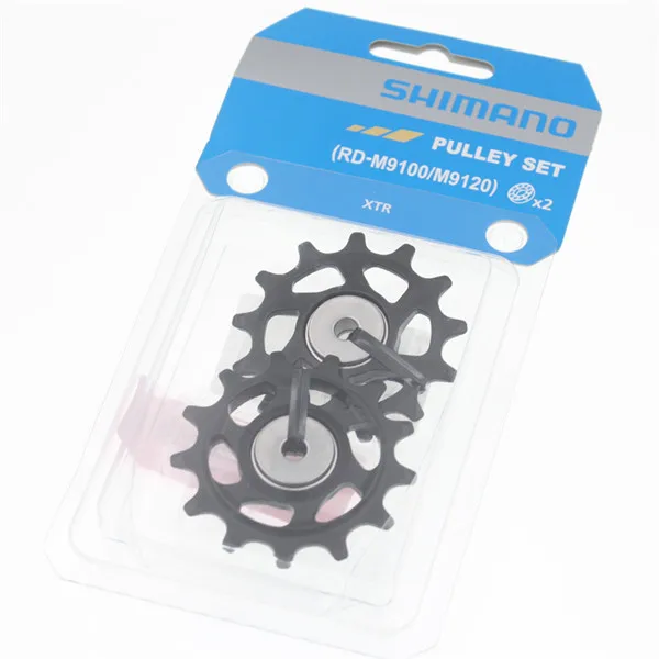 for M9100 M9120 Shimano комплект натяжных роликов 12S XTR RD-M9100 M9120 M9100 12 задний переключатель скорости запчасти руководство по натяжению комплект натяжных роликов - Цвет: for M9100 M9120