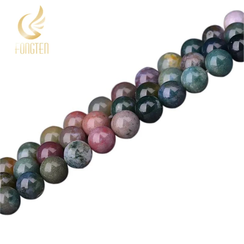 

10mm DIY Colorful Stone Round Bead Bracelet & Necklace Jewelry Accessories Birthday Party Festival Gift