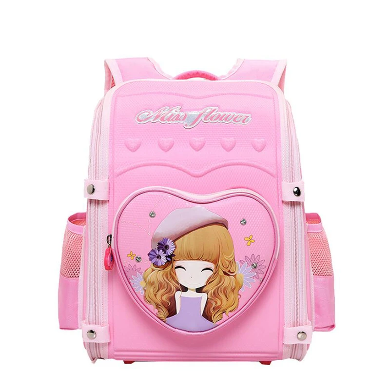 Школьные сумки для женщин, рюкзак с цветочным принтом для девочек, складная ортопедическая школьная сумка, 2019, модный рюкзак EVA, Детская сумк...