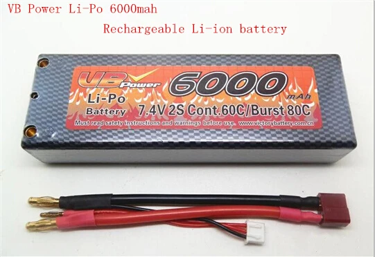 Power Li-Po 2S 7.4V 6000mah Rechargeable lithium battery Competition model of remote control car top capacity Li-ion battery
Power Li-Po 2S 7.4V 6000mah Rechargeable lithium battery Competition model of remote control car top capacity Li-ion battery