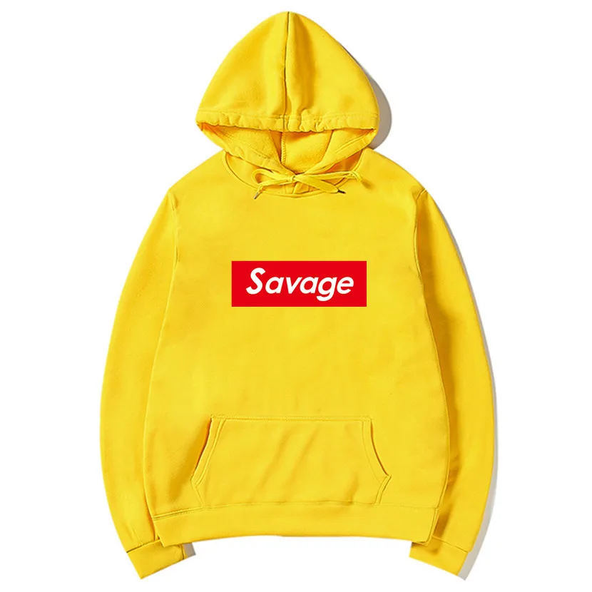 Новинка 2019 года мужские толстовки Savage классный худи модные хлопковые с принтом 1:1