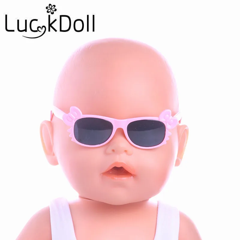 LUCKDOLL солнцезащитные очки с украшением в виде банта подходят для 18 дюймов