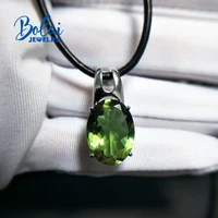 zultanite color change pendant created gemstone jewelry leather chord necklace simple design jewelry 925 sterling silver unisex
