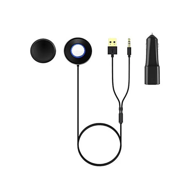 Lonleap Bluetooth гарнитура для авто Handsfree fm передатчик mp3 музыка AUX плеер стерео Aux